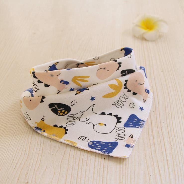 Baby Bibs Waterproof Triangle Cotton Cartoon Child Bibs Dribble Bibs Newborn Slabber Absorbent Cloth For Kids - BIG FRENCHIES