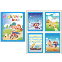 1pcs Magical Book Water Drawing Coloring Cartoons Books Doodle Pen Painting Drawing Board For Kids Toys Birthday Gift - BIG FRENCHIES