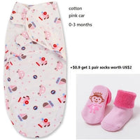 100% Cotton Baby Swaddle Wrap Blanket Newborn Infants Baby Envelop Sleep Bag Sleepsacks For Girls - BIG FRENCHIES