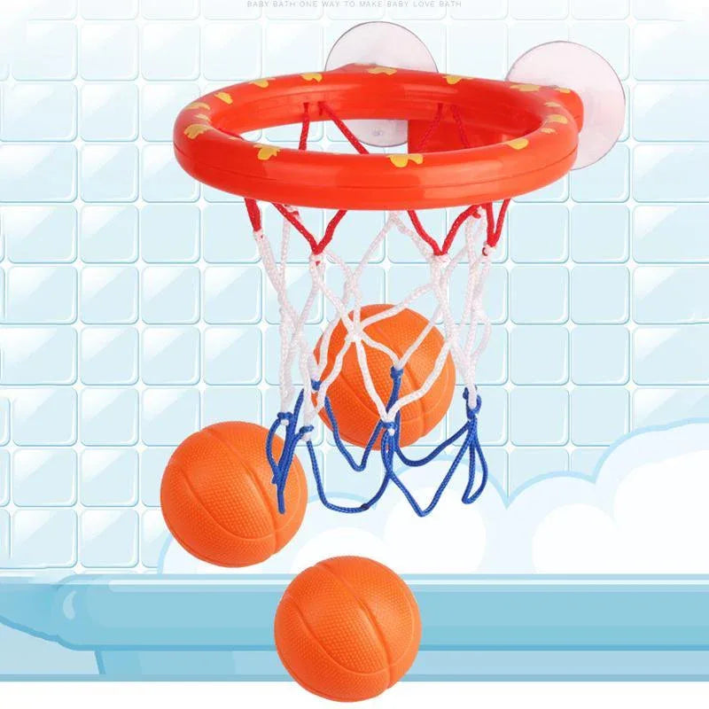 Bathroom Toddler Boy Water Toys Bathtub Shooting Basketball Hoop with 3 Balls Baby Bath Toy Kids for Kids Bath - BIG FRENCHIES