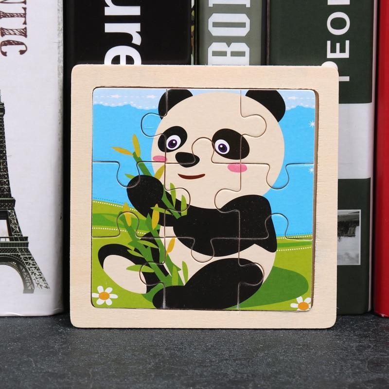 Wood Puzzles Children Adults Vehicle Puzzles Wooden Toys Learning Education Environmental Assemble Toy Educational Games For Baby and Kids - BIG FRENCHIES