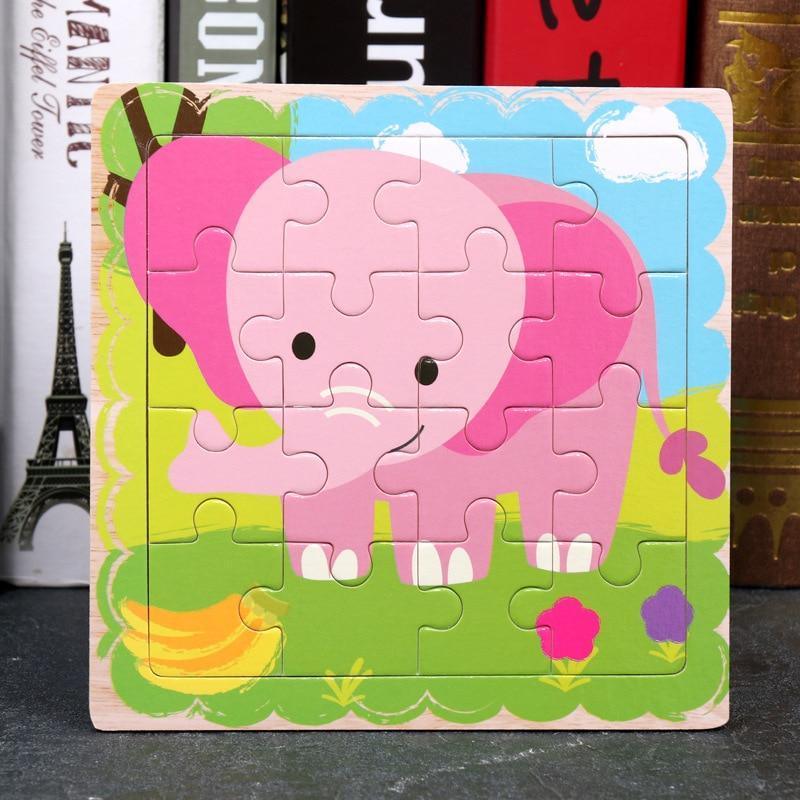 Wood Puzzles Children Adults Vehicle Puzzles Wooden Toys Learning Education Environmental Assemble Toy Educational Games For Baby and Kids - BIG FRENCHIES