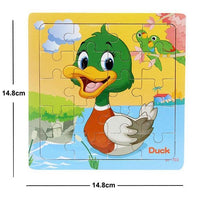 38 Style Cartoon Wooden Puzzle Children Animal/ Vehicle Toy For 2-6 Year Baby Early Educational Toys for Kids - BIG FRENCHIES
