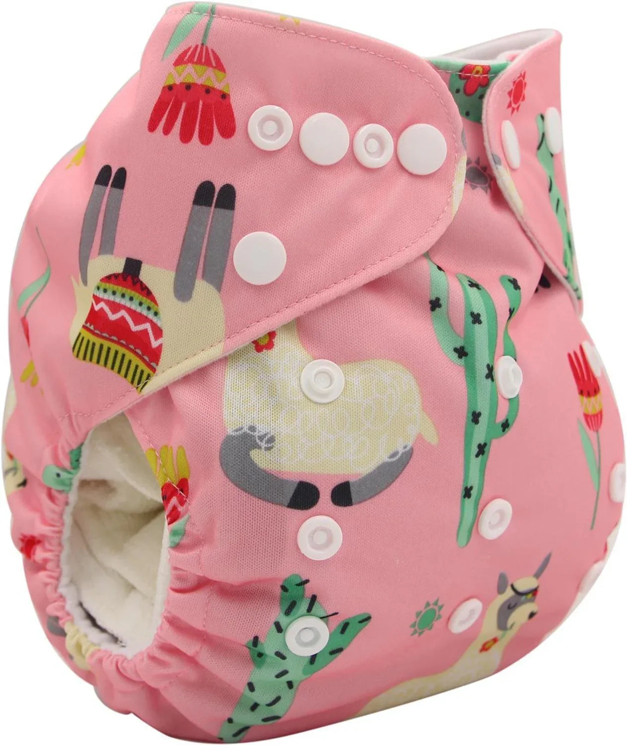 Modrn Printed Baby Pocket Cloth Diaper Nappy Reusable Adjustable Washable Nappies For Baby Boys and Baby Girls In Elegant Style - BIG FRENCHIES