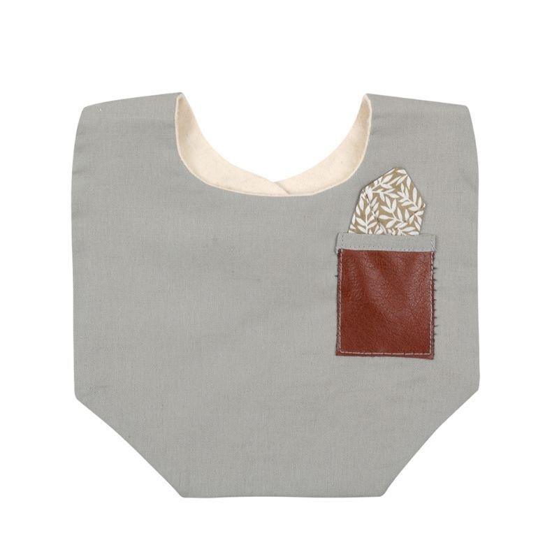Floral Vintage Newborn Double Side Bibs Boys Girls Waterproof Linen Cotton Saliva Towel - BIG FRENCHIES