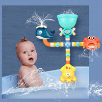 Educational Baby Bath Toys Pipeline Water Spray Shower Game Fun Bath Baby Toys For Children Excellent Gift - BIG FRENCHIES