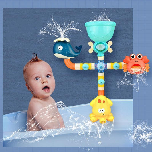 Educational Baby Bath Toys Pipeline Water Spray Shower Game Fun Bath Baby Toys For Children Excellent Gift - BIG FRENCHIES