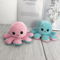 Reversible Flip Octopus Plush Stuffed Toy Soft Animal Home Accessories Cute Animal Doll Children Gifts Baby Plush Toy For Kids - BIG FRENCHIES