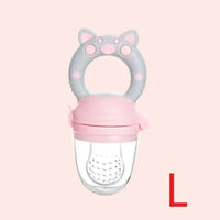 Silicone Baby Pacifier Feeder Cartoon Animal Infant Nipple Holder Newborn Fruit pacifier Tetine Silicona Nipple Bit - BIG FRENCHIES