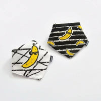 2 Pcs Baby Bibs Bandana Cotton Double Layers Drool Bib For Boys And Girls Triangle Bibs Infant Towel - BIG FRENCHIES
