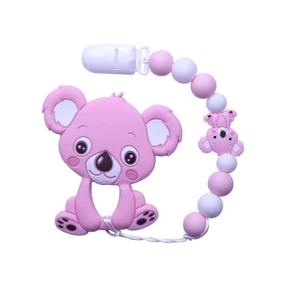 Baby Teething Lovely Koala Owl Horse Cookies Baby Teether Molar Toy Gift Raccoon Food Grade Silicone Beads For Kids and Baby - BIG FRENCHIES