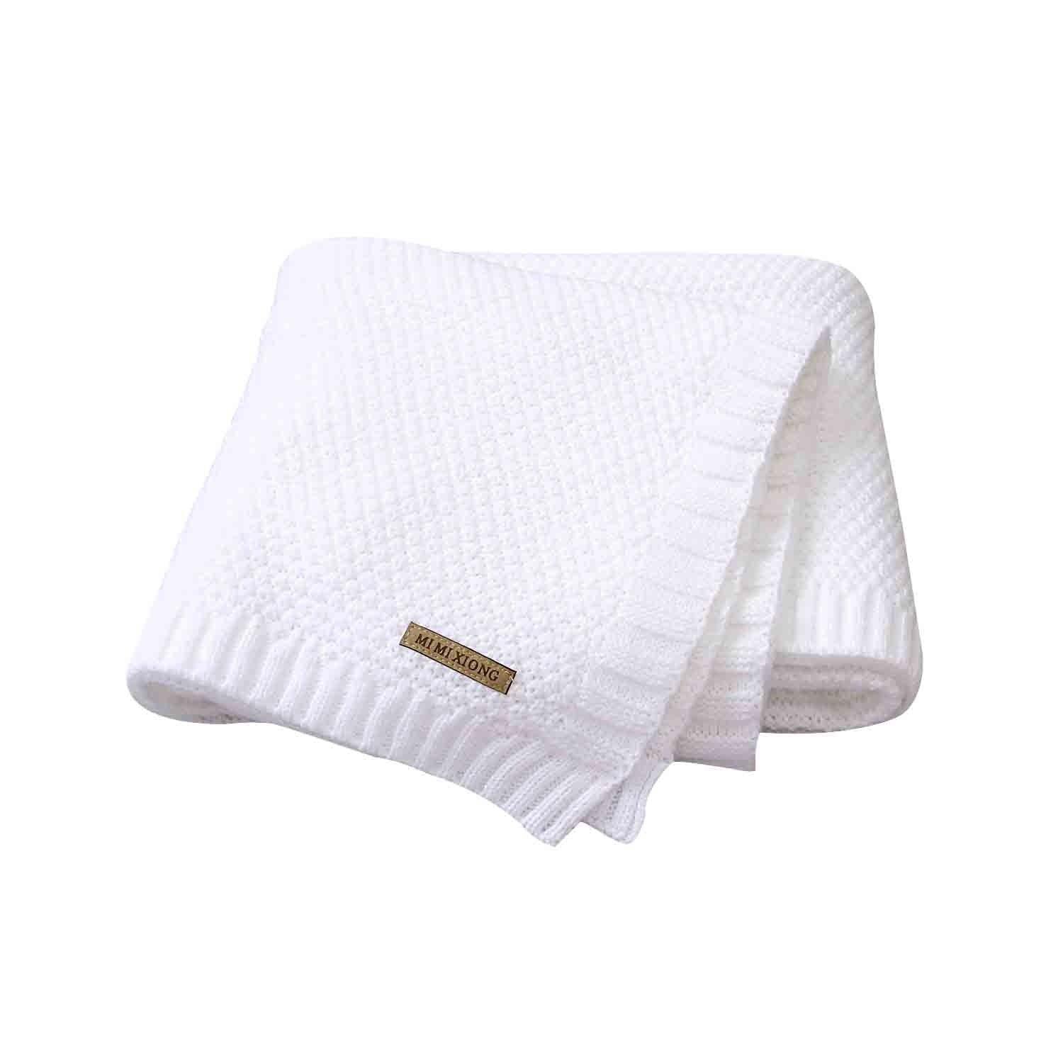 Baby Blanket Knitted Newborn Swaddle Wrap Blankets Super Soft Toddler Infant Bedding Quilt For Bed Sofa Basket Stroller - BIG FRENCHIES