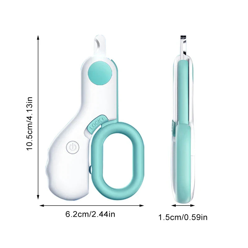Precision Cat Nail Clipper with Safety Guard and LED Light - BIG FRENCHIES