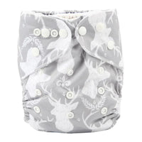Baby Pocket Cloth Diaper Nappy Reusable Adjustable Washable No Inserts Nappie For Baby In Modern Printed Style - BIG FRENCHIES
