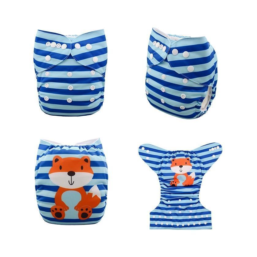 Most Popular Digital Position Baby Cloth Diaper with Microfiber Insert In Modern Printed Design For Baby Boys and Baby Girls KIds - BIG FRENCHIES