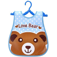 Fashion Printed Adjustable Animal Plastic Waterproof Lunch Feeding Bibs Feeding Cloth for Children In Modern Design - BIG FRENCHIES