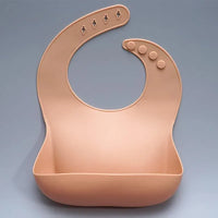 Newborns Solid Silicone Baby Feeding Bibs Burp Cloths Fashionable Breastplate Baby Stuff For Kids - BIG FRENCHIES