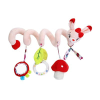 Modern Rattles Mobile Bed Baby Toys Cute Crib Stroller Spiral Newborn Educational Cartoon Animals Rattle Toy For Kids - BIG FRENCHIES