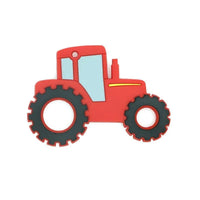 1PC Car Tractor Silicone Baby Teether Rodent Baby Teething Toys Chewable Animal Shape Baby Products Nursing Gift For Baby Kids - BIG FRENCHIES