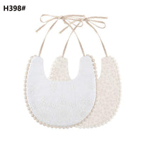 Infant Baby Bib Kid Toddler Dinner Feeding Tassel Double-side Cotton Linen Burp Cloths Saliva Towel For Baby - BIG FRENCHIES