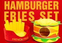 Hamburger French Fries Pet Bed - BIG FRENCHIES