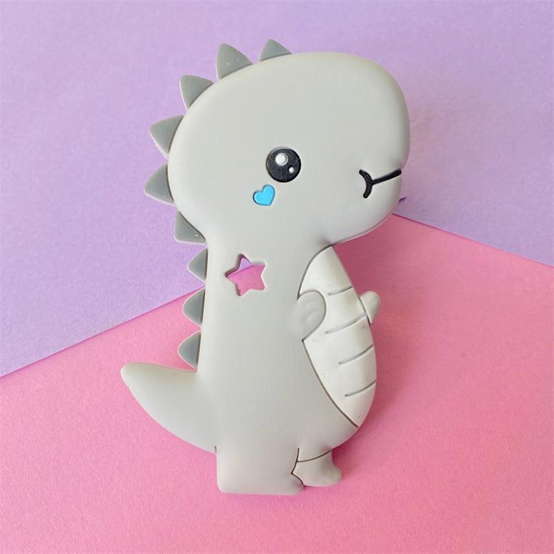 Dinosaur Teether Teething Animal Shape Chewable Chewing Toys For Baby Boys And Girls BPA Free Food Pefect Gift - BIG FRENCHIES
