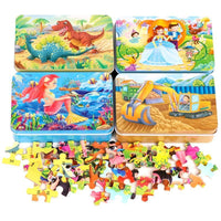 New 60 Pieces Wooden Toys Puzzle Kids Toy Cartoon Animal Wood Toys Puzzles For Child Early Educational Learning Toys for Children - BIG FRENCHIES