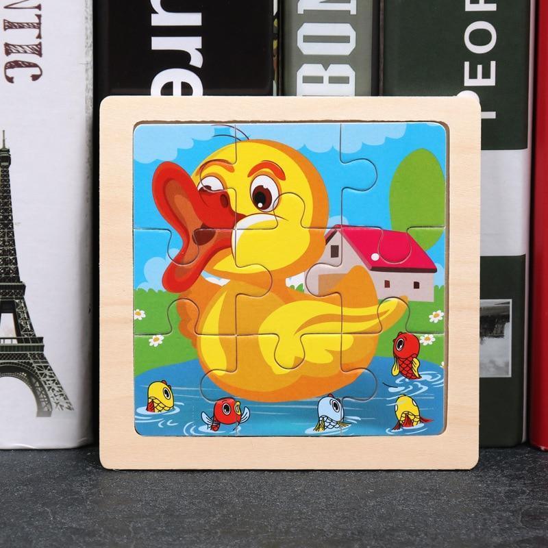 Wood Puzzles Children Adults Vehicle Puzzles Wooden Toys Learning Education Environmental Assemble Toy Educational Games For Baby and Kids - BIG FRENCHIES