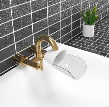 Silicone Baby Bath Toys Kids Faucet Extender children Hand Washing extender Bathroom Sink Rubber Water Reach Faucet Sink - BIG FRENCHIES