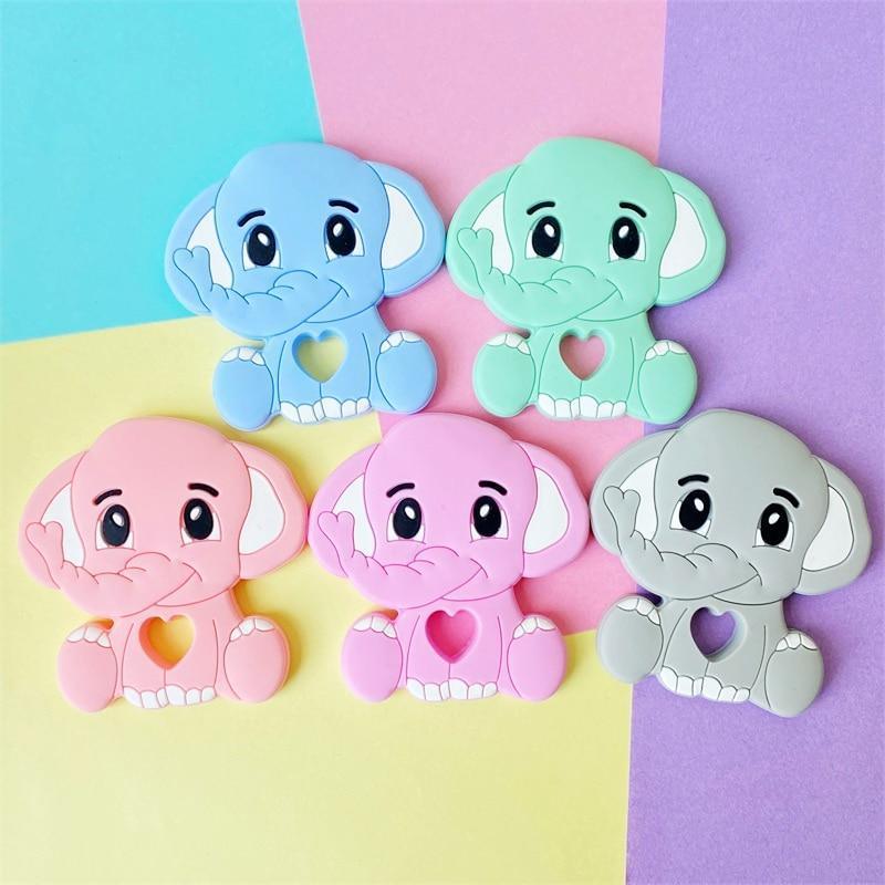 Silicone Elephant Animal Newborn Teethers Toy Cartoon Children Perfect Gift For Baby Boys or Girls - BIG FRENCHIES
