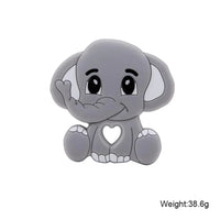Silicone Teethers Food Grade Tiny Rod Teething Baby Shower Gifts Cartoon Animals Teether Let's Make 1pc - BIG FRENCHIES
