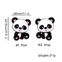 5PCS/SET Silicone Animal Beads BPA Free Baby Teething Beads Toy For Pacifier Clips New Born Silicone Rodent Tiny Rod Baby Teether For Baby Kids - BIG FRENCHIES