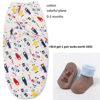100% Cotton Baby Swaddle Wrap Blanket Newborn Infants Baby Envelop Sleep Bag Sleepsacks For Girls - BIG FRENCHIES