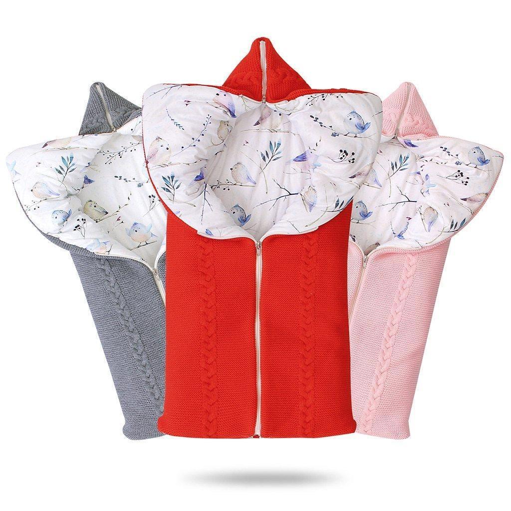 Newborn Infant Baby Knit Sleep Bag Stroller Envelope Blanket Winter Warm Swaddle Wrap Sleeping Bag For Babies - BIG FRENCHIES
