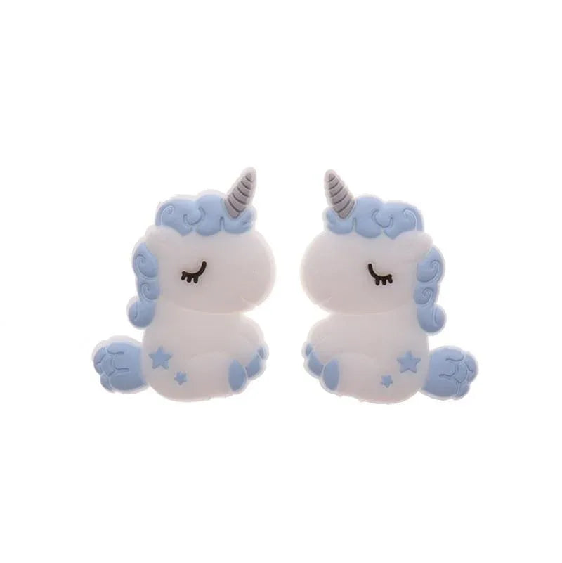 Silicone Unicorn Teether Beads Cute Cartoon Rodent BPA Free Baby Teething Toy For Baby and Kids - BIG FRENCHIES