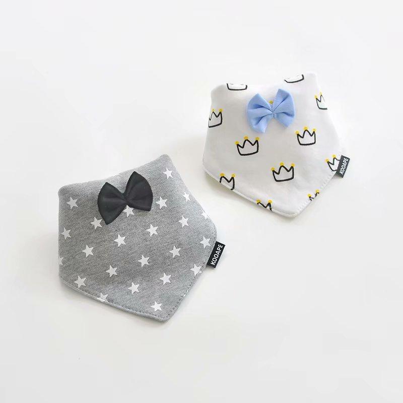 2 Pcs Baby Bibs Bandana Cotton Double Layers Drool Bib For Boys And Girls Triangle Bibs Infant Towel - BIG FRENCHIES