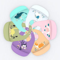 Trend NEW Baby Adjustable Picture Waterproof Saliva Dripping Soft Silicone Bibs For Girls and Boys Kids - BIG FRENCHIES