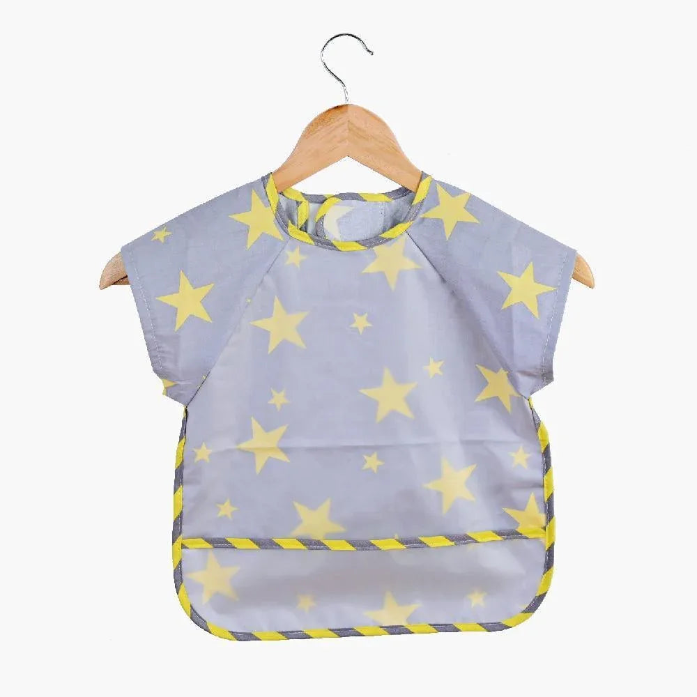 Baby Bibs Cotton Cartoon Children Accessories Short Sleeve Eco Friendly Waterproof Washable Clothing Bib for Kids - BIG FRENCHIES
