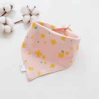 Cotton Cartoon Bandana Feeding Saliva Towel Waterproof Bibs For Baby Burp Accessory Adjustable Button Durable Baby Towels - BIG FRENCHIES