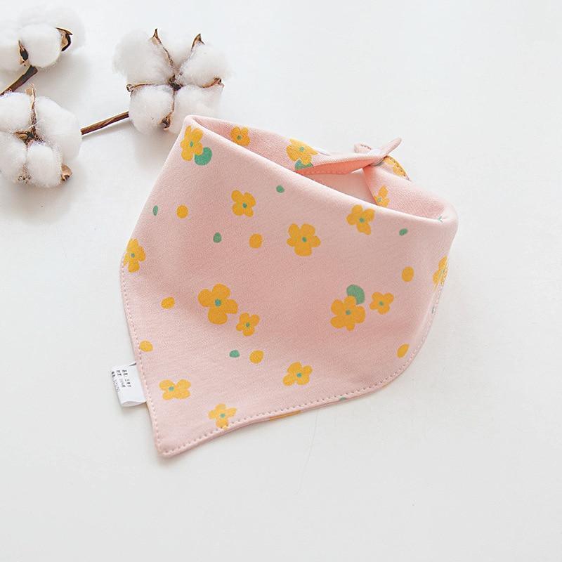 Cotton Cartoon Bandana Feeding Saliva Towel Waterproof Bibs For Baby Burp Accessory Adjustable Button Durable Baby Towels - BIG FRENCHIES