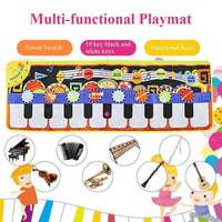 Musical Piano Mat Baby Play Mat Toy Musical Instrument Mat Game Carpet Music Toys Educational Toys For Kids - BIG FRENCHIES
