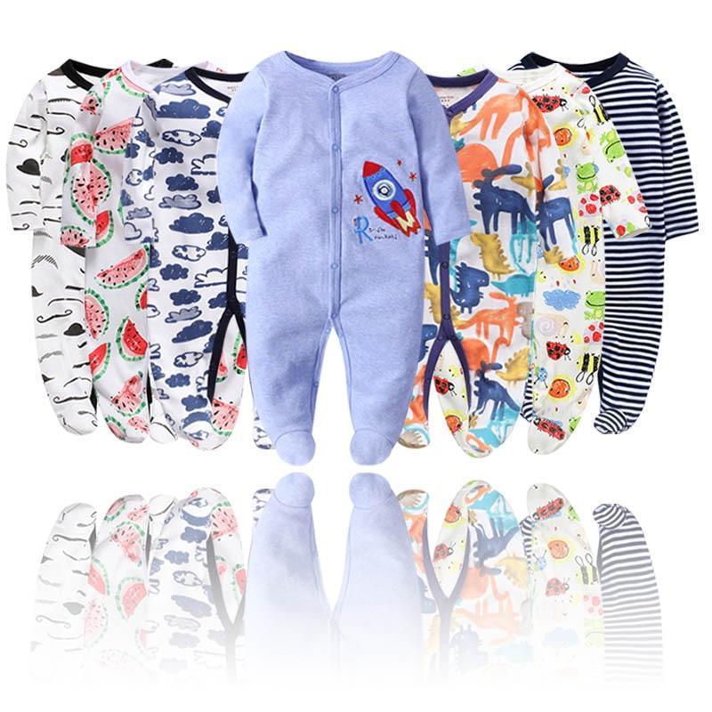 Modern Colorful Baby Boys/Girls Blanket Sleepers Newborn Babies Sleepwear Infant Long Sleeve Romper Jumpsuit for Kids - BIG FRENCHIES