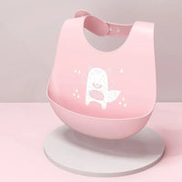 Trend NEW Baby Adjustable Picture Waterproof Saliva Dripping Soft Silicone Bibs For Girls and Boys Kids - BIG FRENCHIES