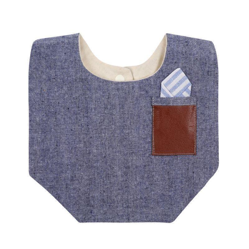 Floral Vintage Newborn Double Side Bibs Boys Girls Waterproof Linen Cotton Saliva Towel - BIG FRENCHIES