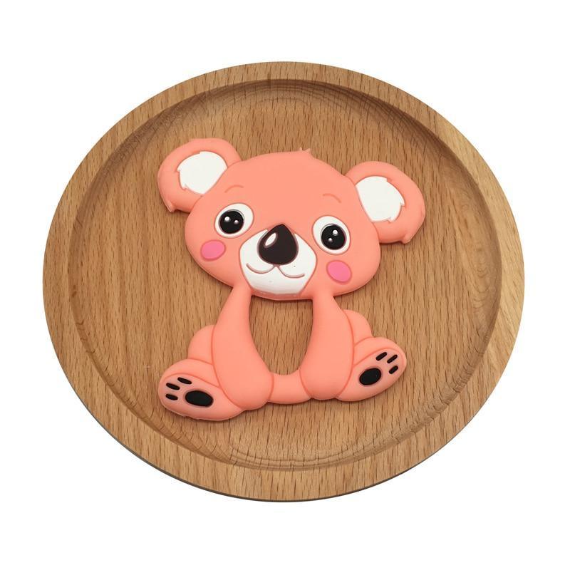 1pc Unique Baby Koala Silicone Teether Teething Chew Toy Nursing Tool Pendant Food Grade Silicone - BIG FRENCHIES