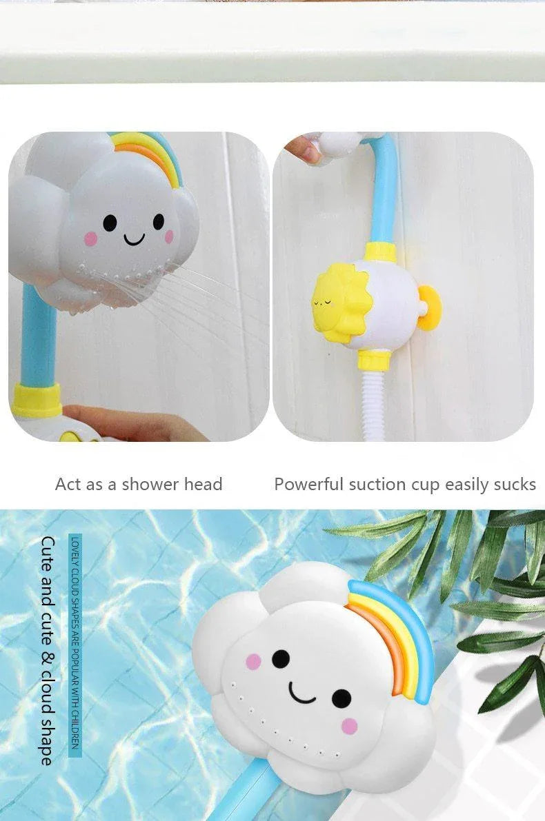 Modern Shower Toy For Kids Baby Water Game Clouds Model Faucet Shower Water Spray Toy For Children Squirting Sprinkler For Kids - BIG FRENCHIES