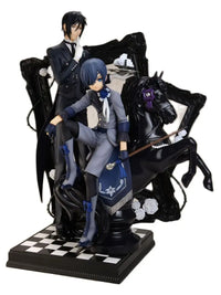 Ciel Phantomhive and Sebastian Michaelis Anime Figure, Black Butler Action Figurines