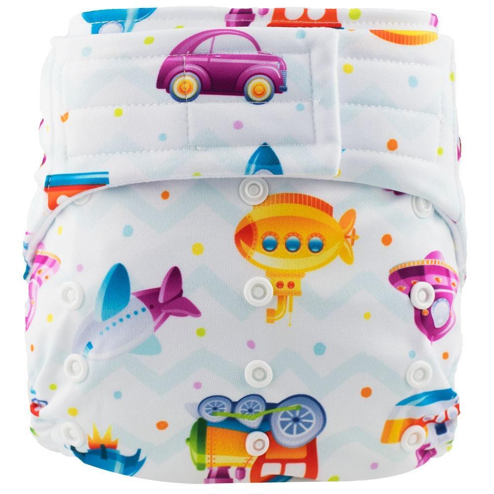 Hook & Loops Pocket Diaper - cloth Inner Waterproof Washable Reusable Baby Diaper For Kids - BIG FRENCHIES