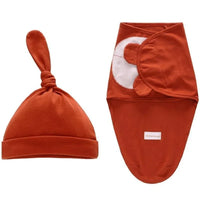 Newborn Wrapping Swaddle Baby Envelop Wrap Blanket Baby Hat Sleeping Bag Set Sleep Bag - BIG FRENCHIES