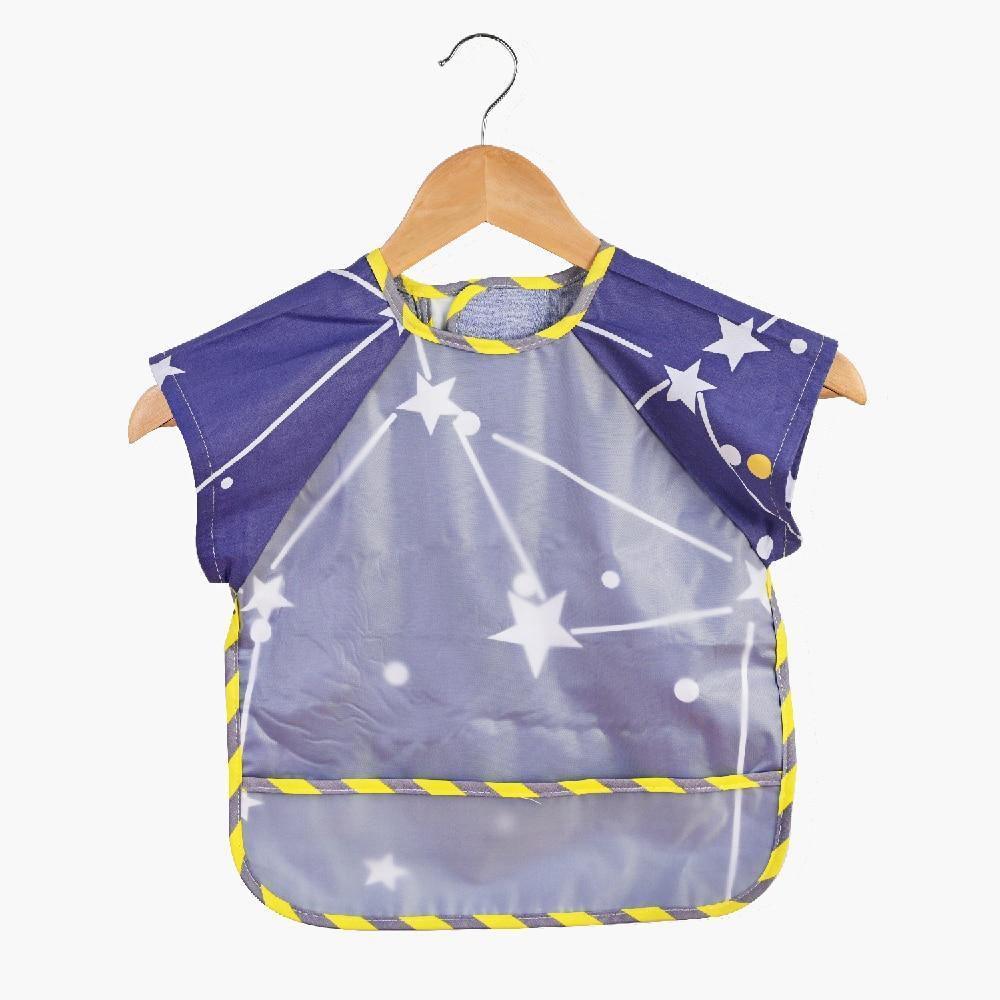 Baby Bibs Cotton Cartoon Children Accessories Short Sleeve Eco Friendly Waterproof Washable Clothing Bib for Kids - BIG FRENCHIES